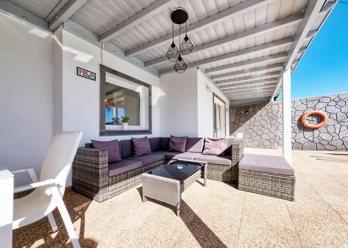 Blue Waves House - Heated Pool, Bbq And Bicycles By Lanzarote * Playa Blanca (Lanzarote)